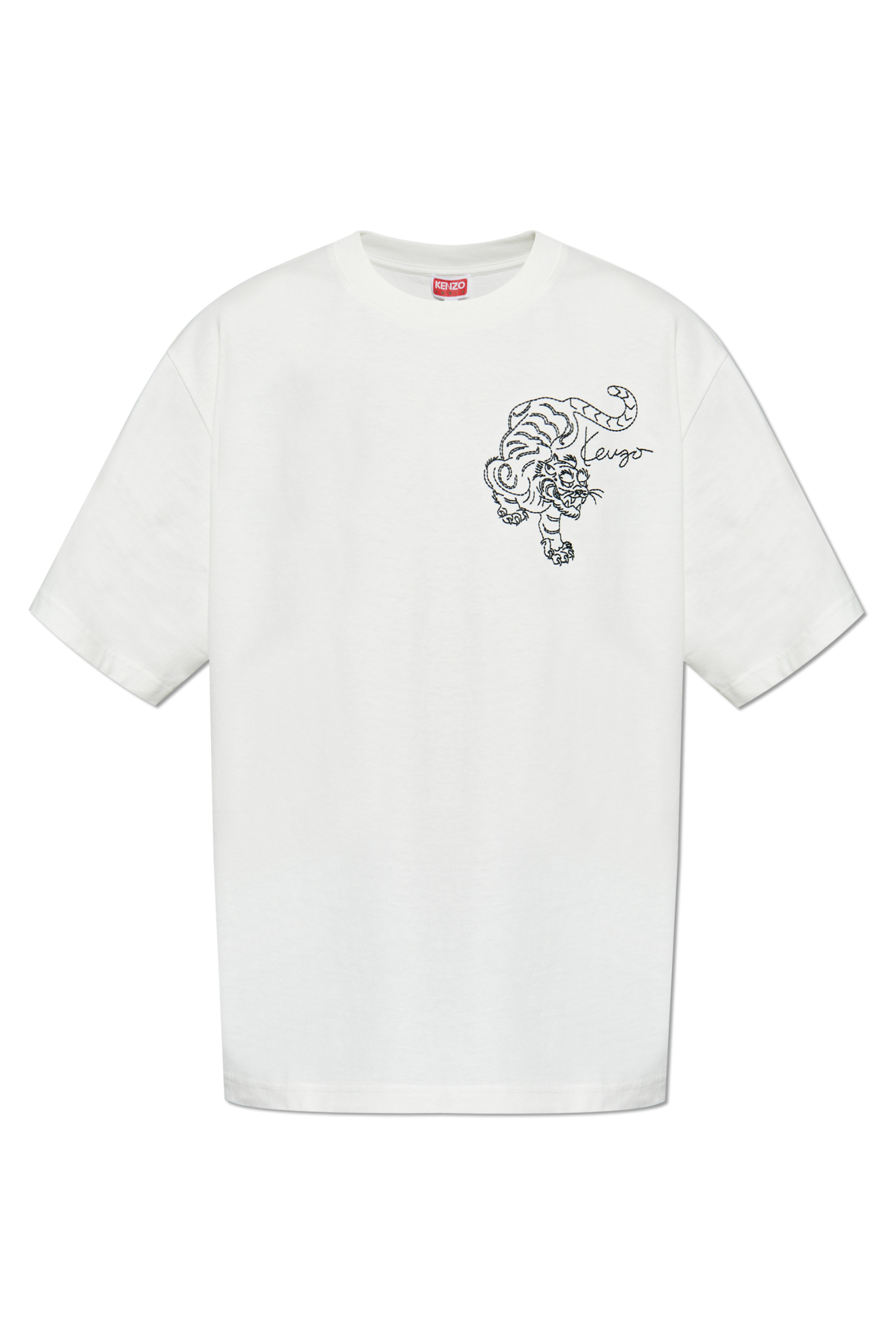 Kenzo embroidered tiger shirt on sale